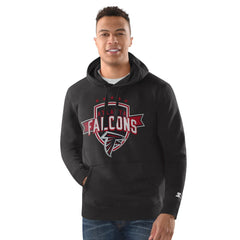 Atlanta Falcons Starter Vintage Pullover Hoodie Black