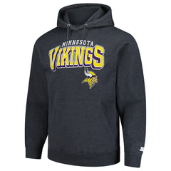 Minnesota Vikings Starter Vintage Pullover Hoodie Charcoal
