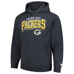 Green Bay Packers Starter Vintage Pullover Hoodie Charcoal