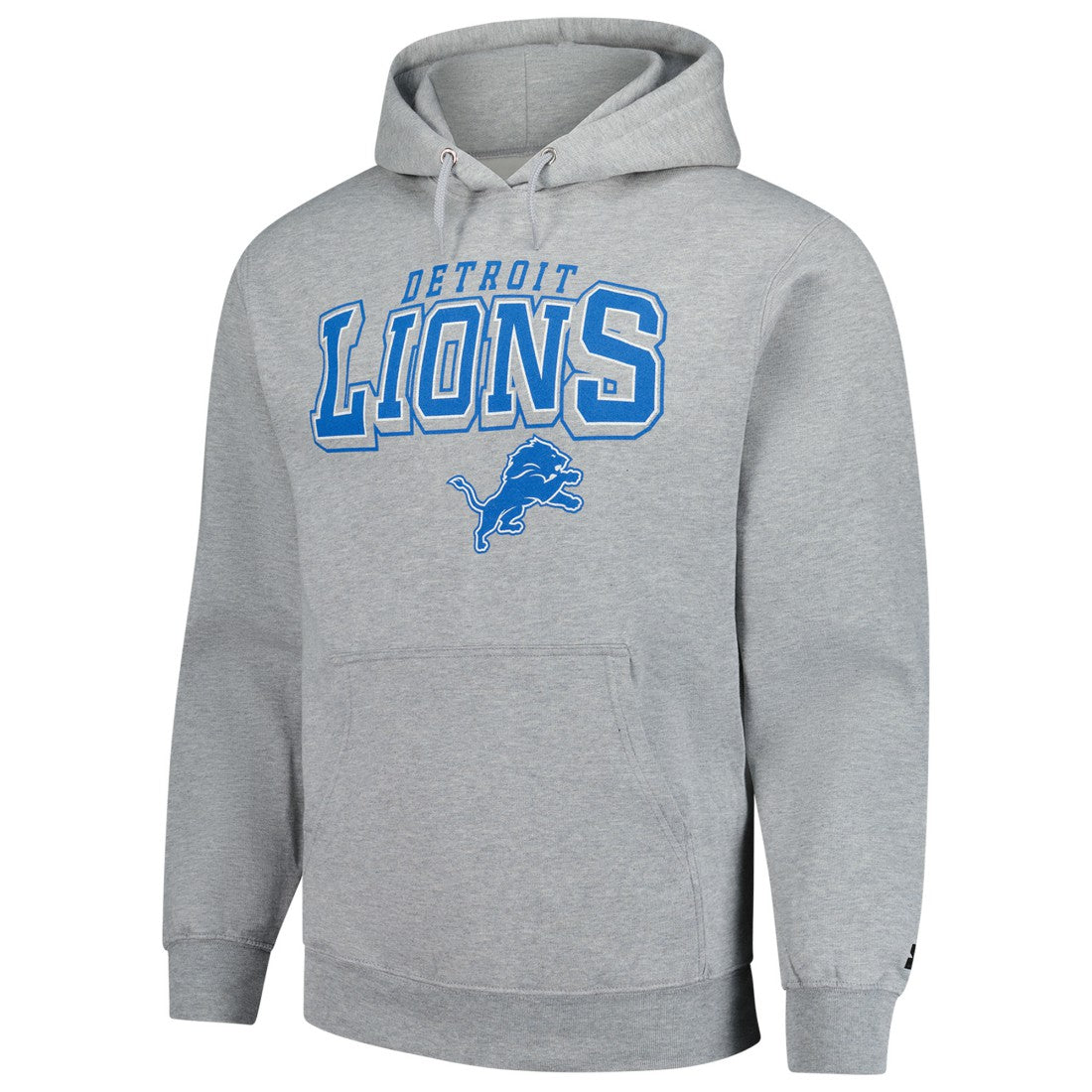 Detroit Lions Starter Vintage Pullover Hoodie Heather Gray