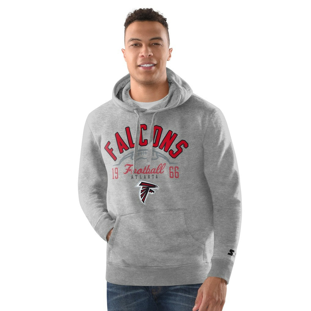 Atlanta Falcons Starter Vintage Pullover Hoodie Black