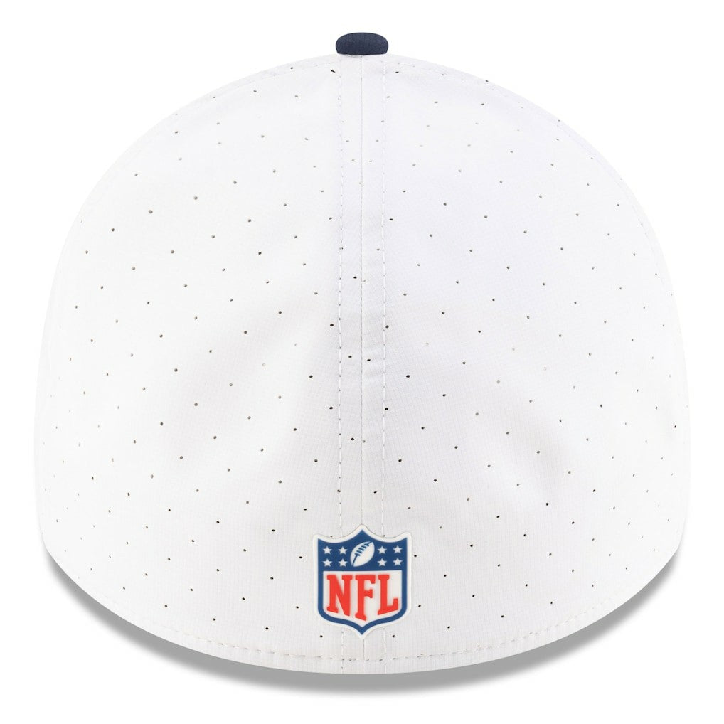 Dallas Cowboys New Era 2025 NFL Training Camp 39THIRTY Flex Hat White/Navy