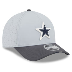 Dallas Cowboys New Era 2025 NFL Training Camp A-Frame 9FORTY Adjustable Hat Gray/Graphite