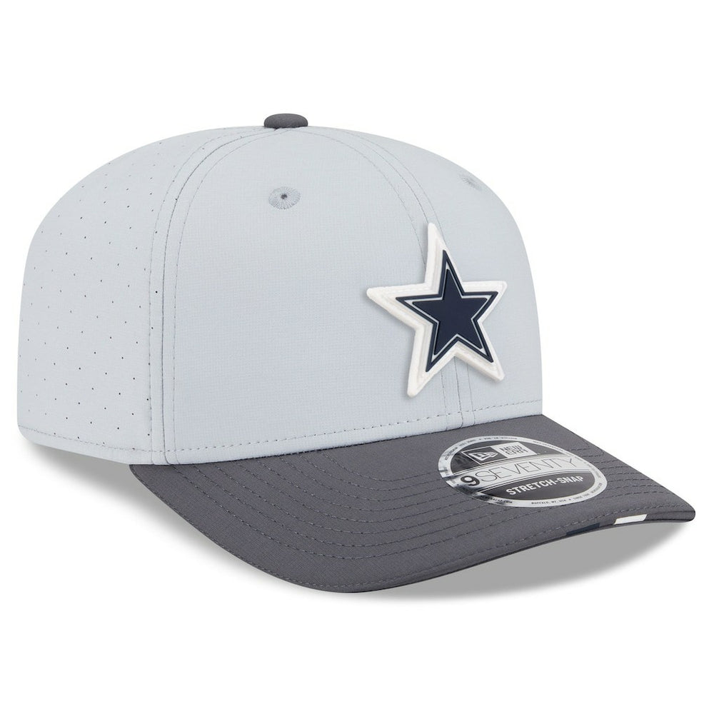 Dallas Cowboys New Era 2025 NFL Training Camp 9SEVENTY Adjustable Hat Gray/Graphite