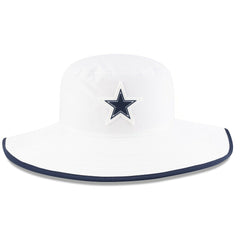 Dallas Cowboys New Era 2025 NFL Training Camp Panama Bucket Hat White