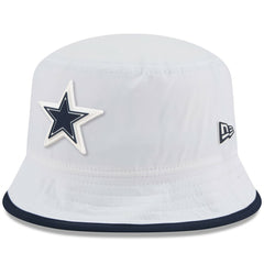 Dallas Cowboys New Era 2025 NFL Training Camp Stretch Bucket Hat White