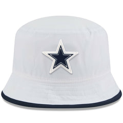 Dallas Cowboys New Era 2025 NFL Training Camp Stretch Bucket Hat White