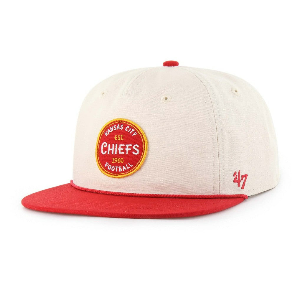 Kansas City Chiefs '47 Payson Captain Adjustable Hat Natural