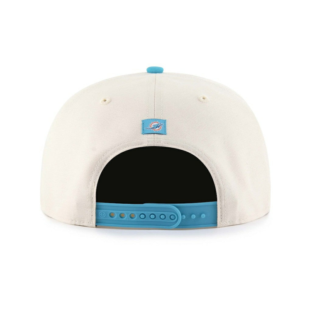 Miami Dolphins '47 Payson Captain Adjustable Hat Natural