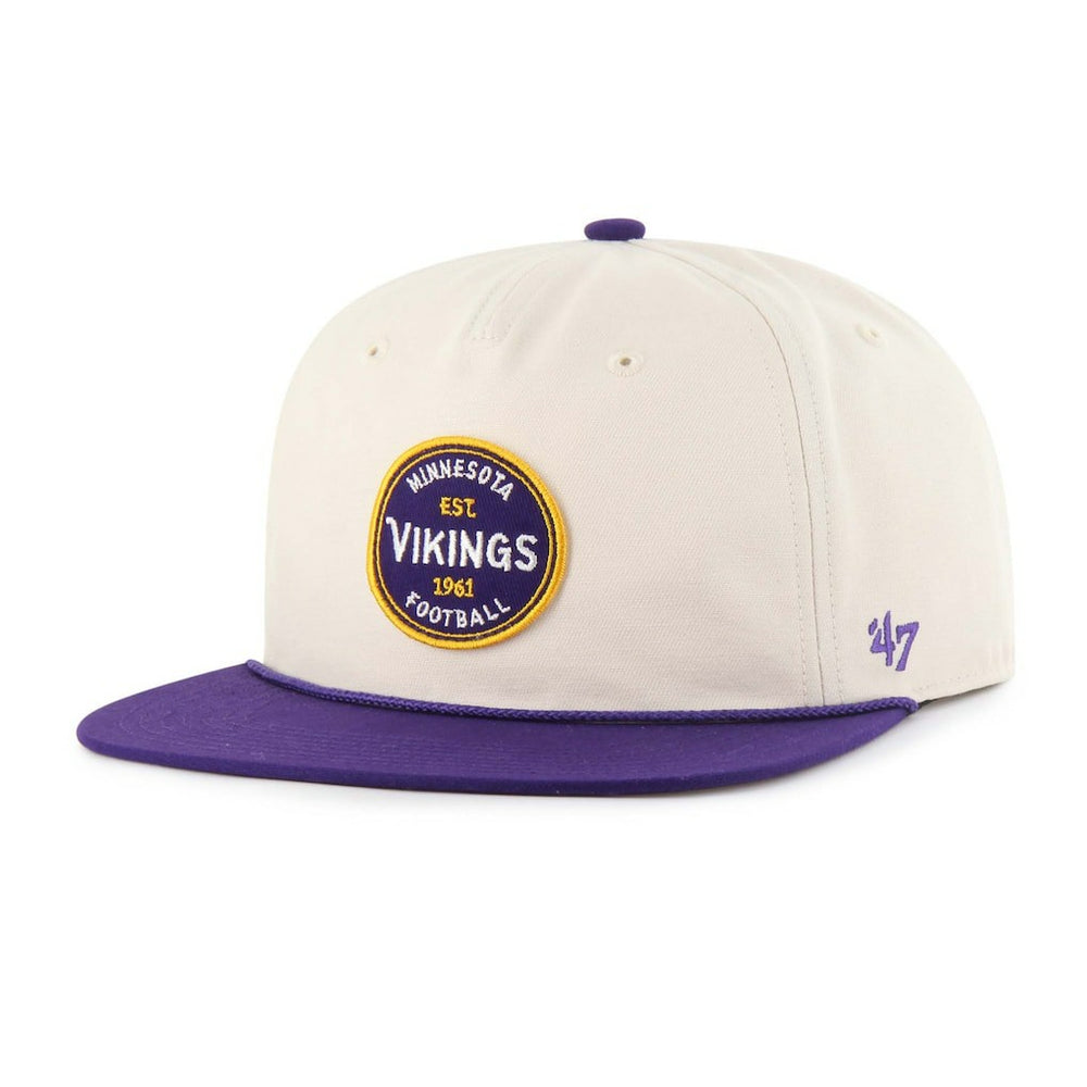 Minnesota Vikings '47 Payson Captain Adjustable Hat Natural