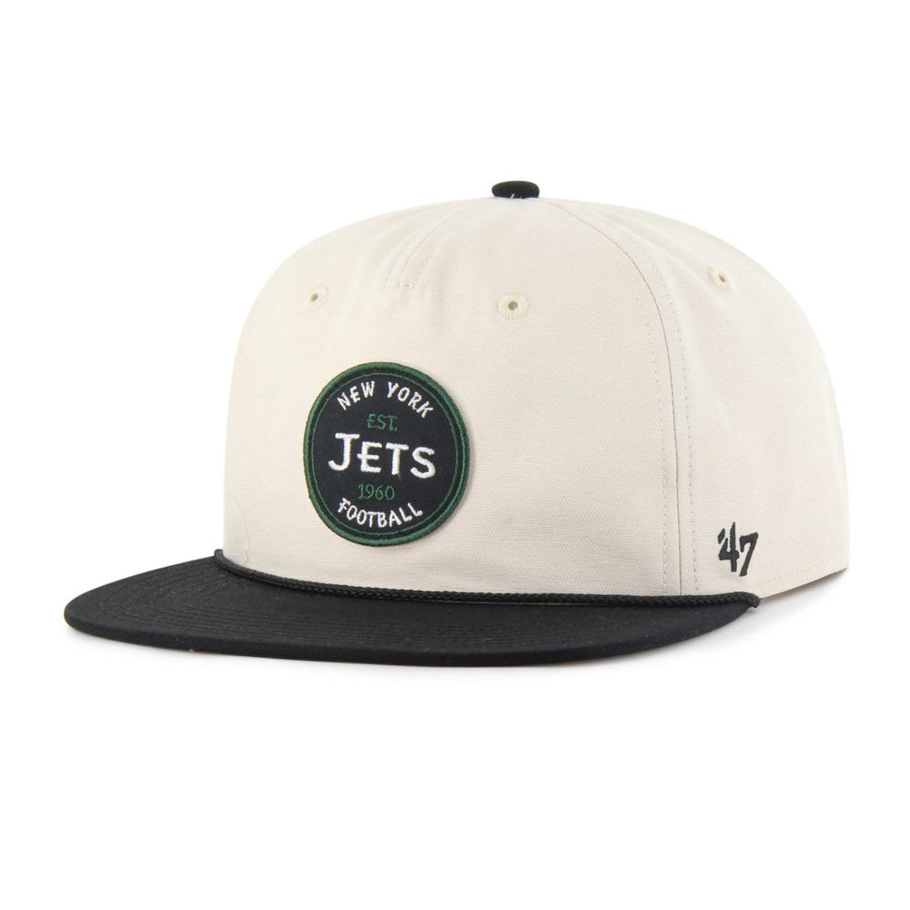 New York Jets '47 Payson Captain Adjustable Hat Natural