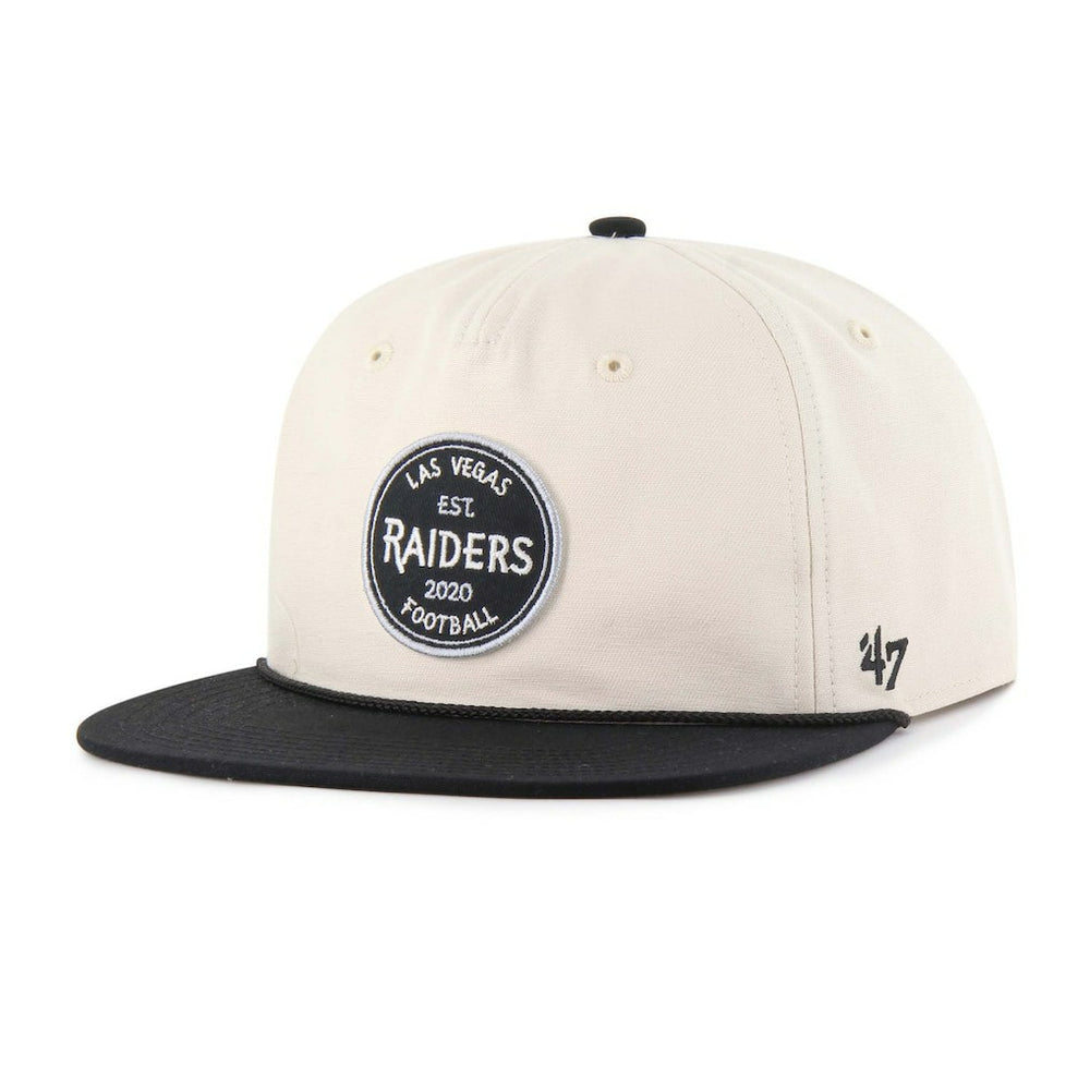 Las Vegas Raiders '47 Payson Captain Adjustable Hat Natural