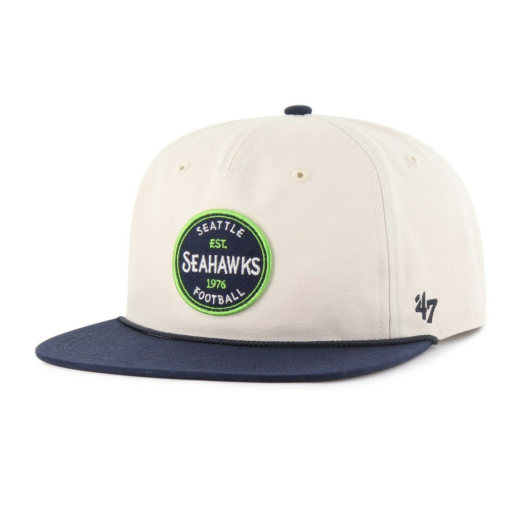 Seattle Seahawks '47 Payson Captain Adjustable Hat Natural
