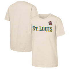 NHL St. Louis Blues Youth 2025 NHL Winter Classic Primary Logo T-Shirt - Tan