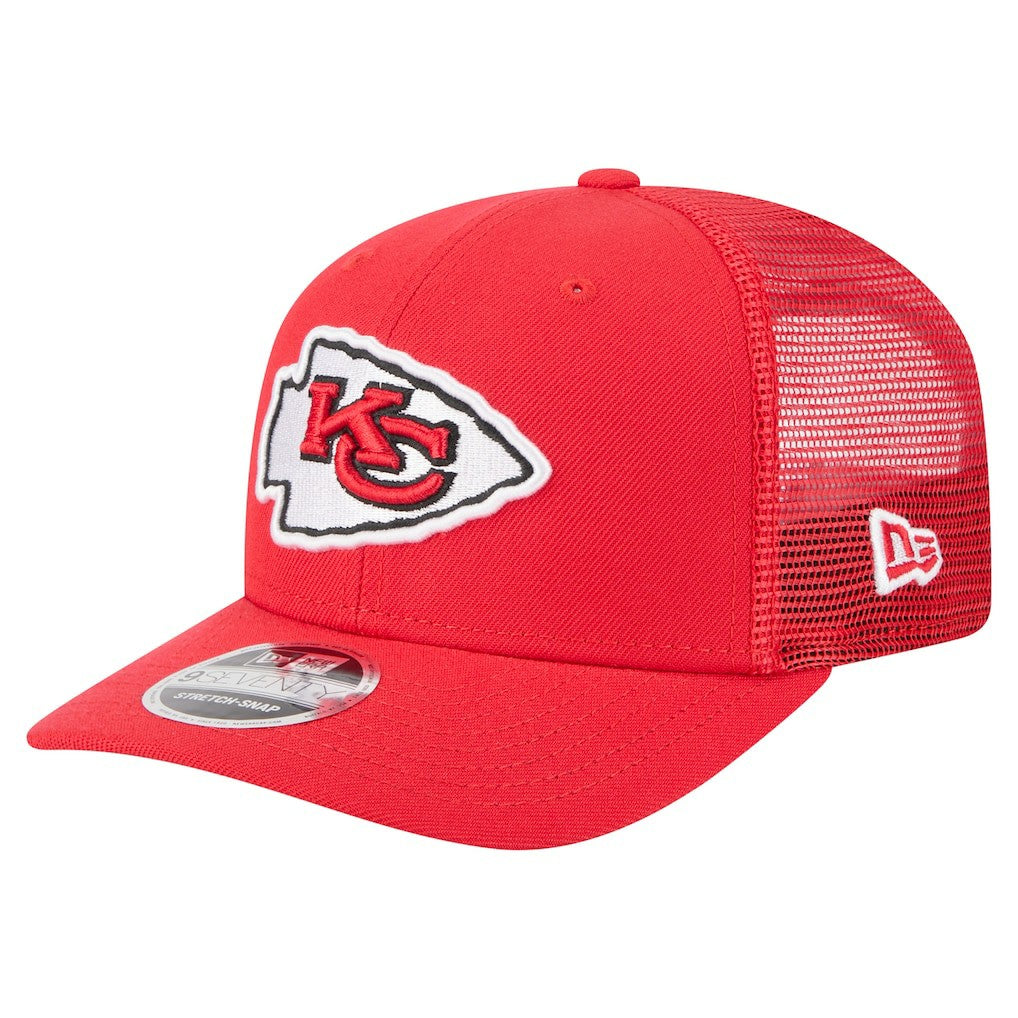 Kansas City Chiefs New Era Team Collection 9SEVENTY Stretch-Snap Adjustable Hat Red