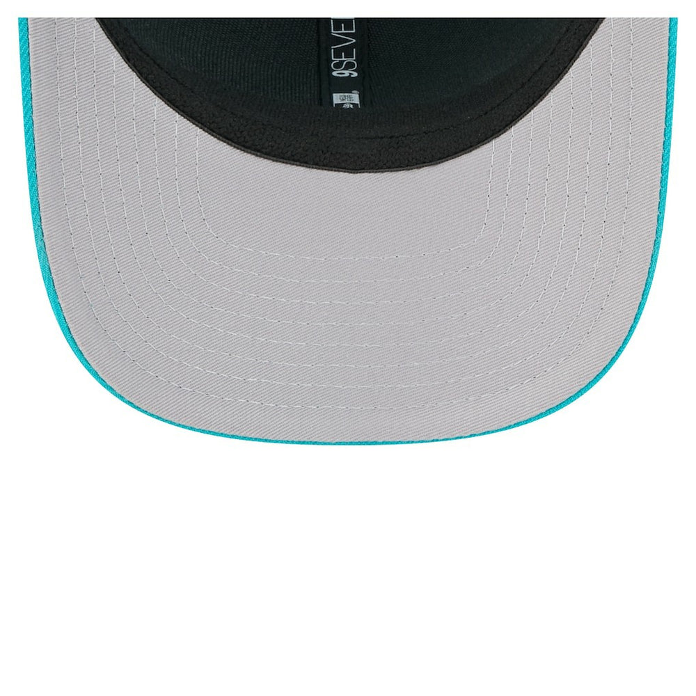 Miami Dolphins New Era Team Collection 9SEVENTY Stretch-Snap Adjustable Hat Aqua