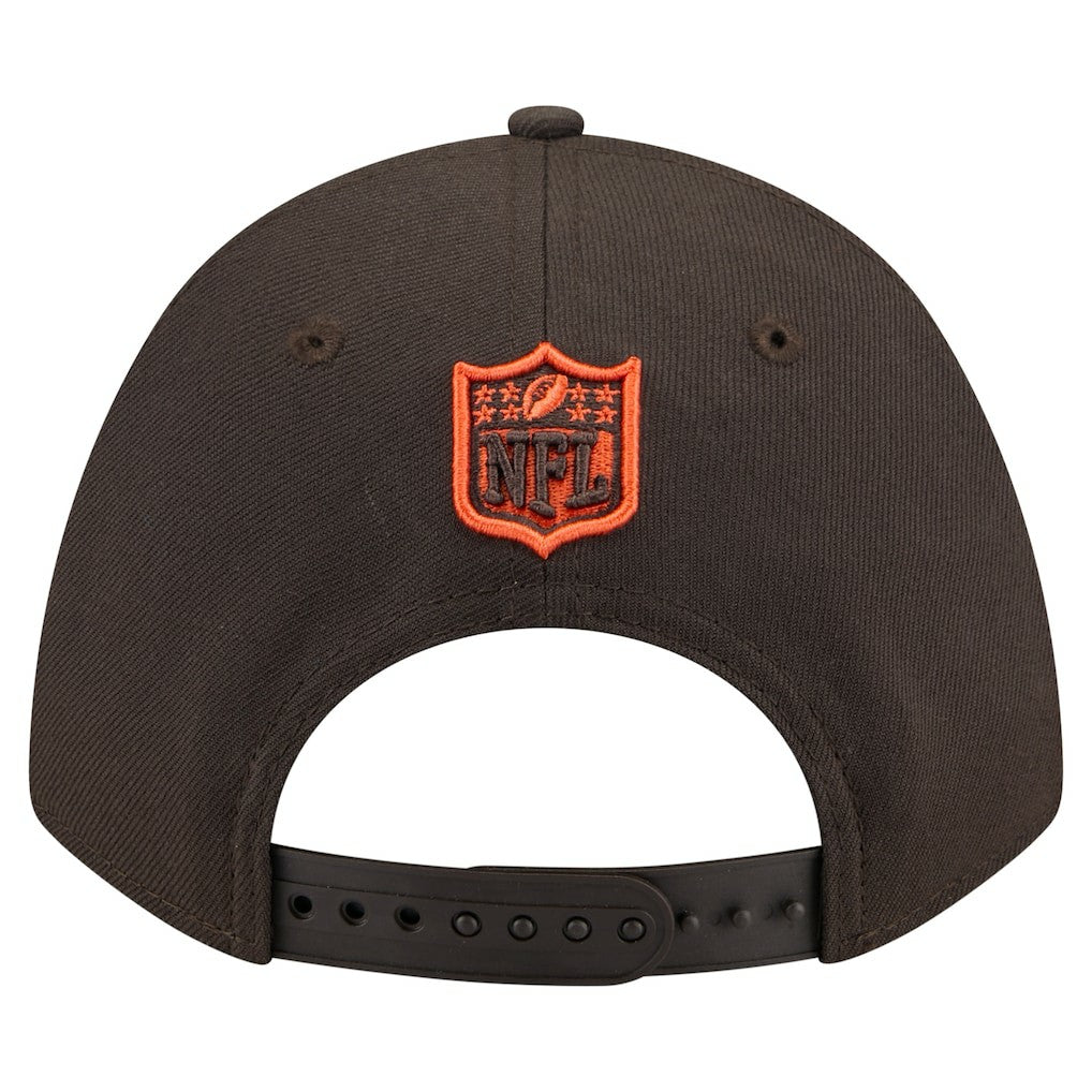 Cleveland Browns New Era Team Collection 9FORTY M-Crown Adjustable Hat Brown