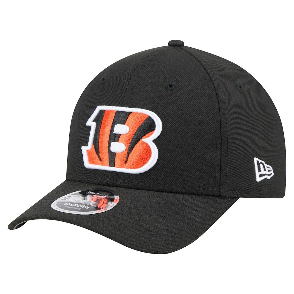 Cincinnati Bengals New Era Team Collection 9FORTY M-Crown Adjustable Hat Black
