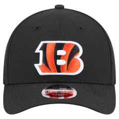Cincinnati Bengals New Era Team Collection 9FORTY M-Crown Adjustable Hat Black