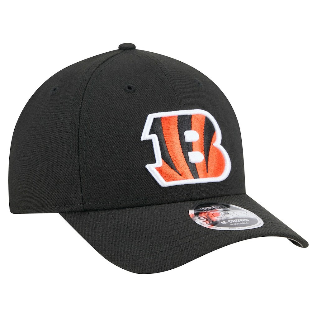 Cincinnati Bengals New Era Team Collection 9FORTY M-Crown Adjustable Hat Black