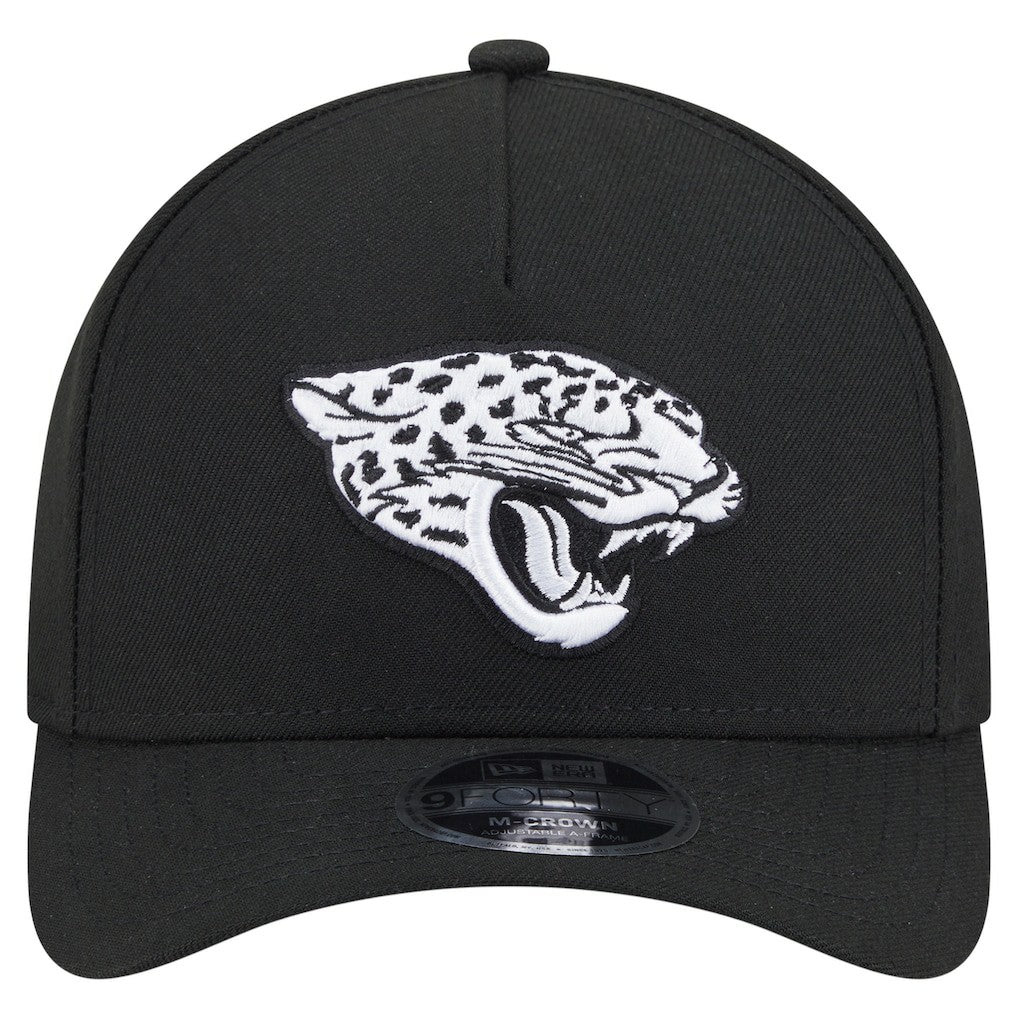 Jacksonville Jaguars New Era Team Collection 9FORTY M-Crown A-Frame Adjustable Hat Black
