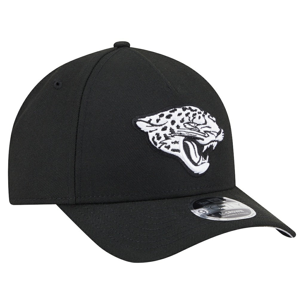 Jacksonville Jaguars New Era Team Collection 9FORTY M-Crown A-Frame Adjustable Hat Black
