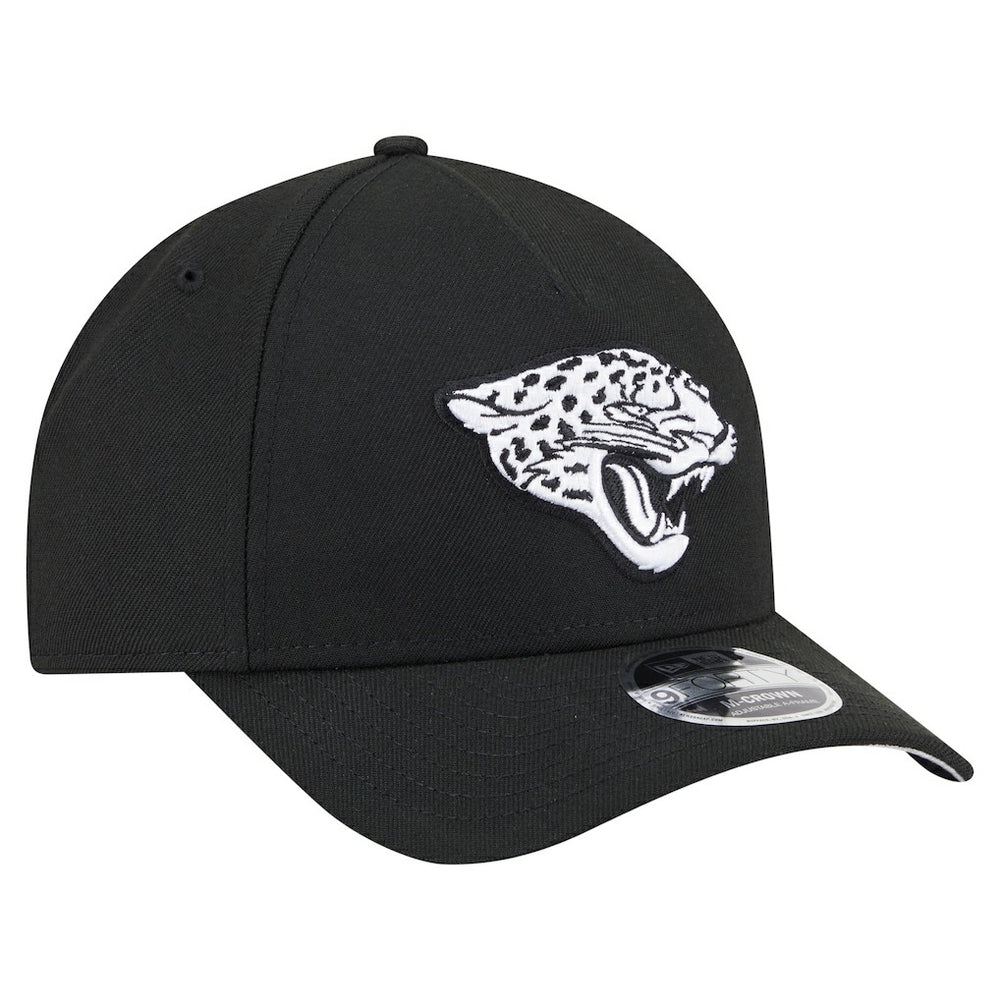 Jacksonville Jaguars New Era Team Collection 9FORTY M-Crown A-Frame Adjustable Hat Black
