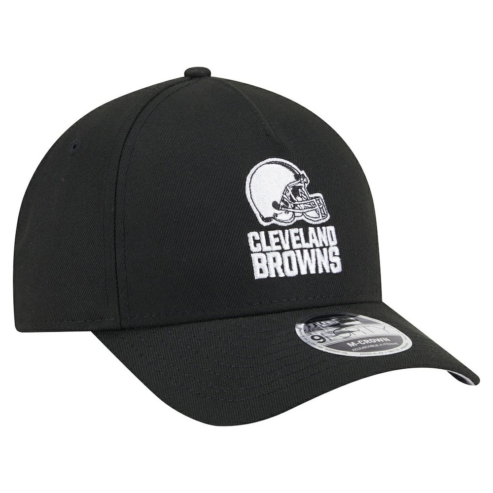Cleveland Browns New Era Team Collection 9FORTY M-Crown A-Frame Adjustable Hat Black