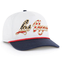 Las Vegas Raiders '47 Patriotic Overhand Hitch Adjustable Hat White