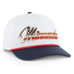 Minnesota Vikings '47 Patriotic Overhand Hitch Adjustable Hat White