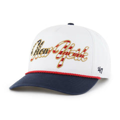 New York Jets '47 Patriotic Overhand Hitch Adjustable Hat White