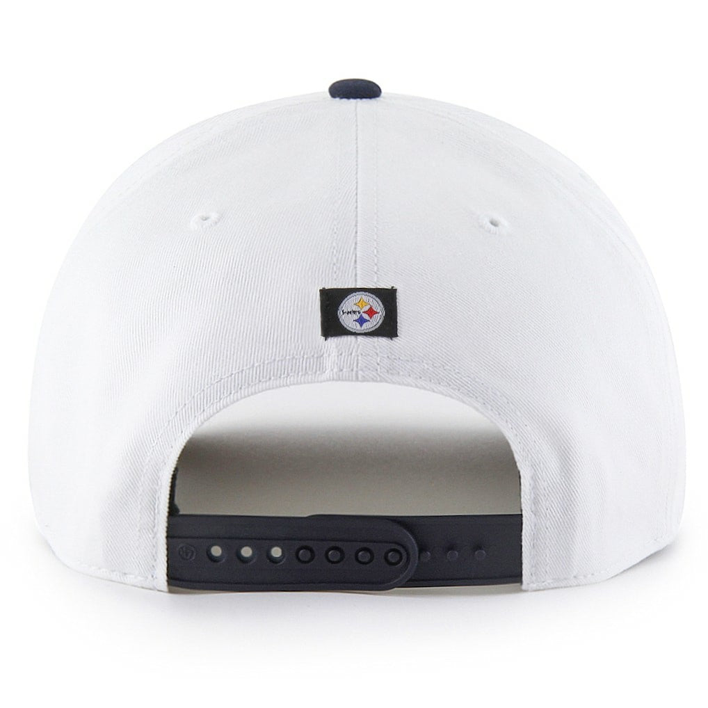 Pittsburgh Steelers '47 Patriotic Overhand Hitch Adjustable Hat White