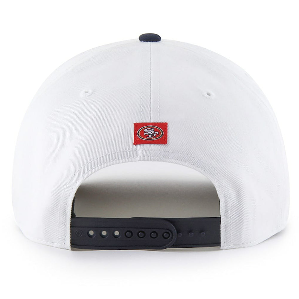 San Francisco 49ers '47 Patriotic Overhand Hitch Adjustable Hat White