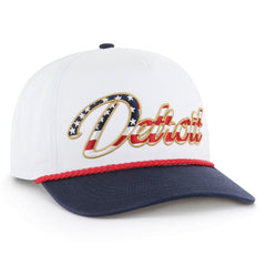 Detroit Lions '47 Patriotic Overhand Hitch Adjustable Hat White