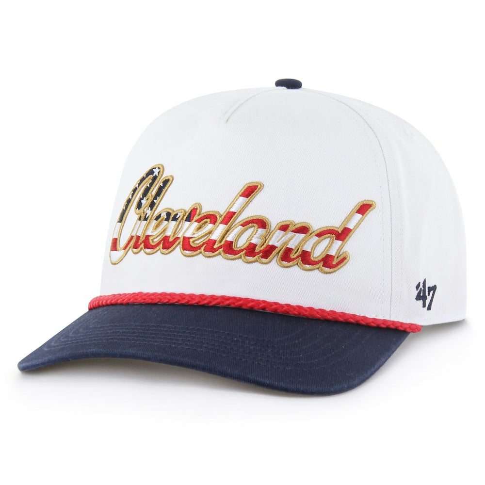 Cleveland Browns '47 Patriotic Overhand Hitch Adjustable Hat White