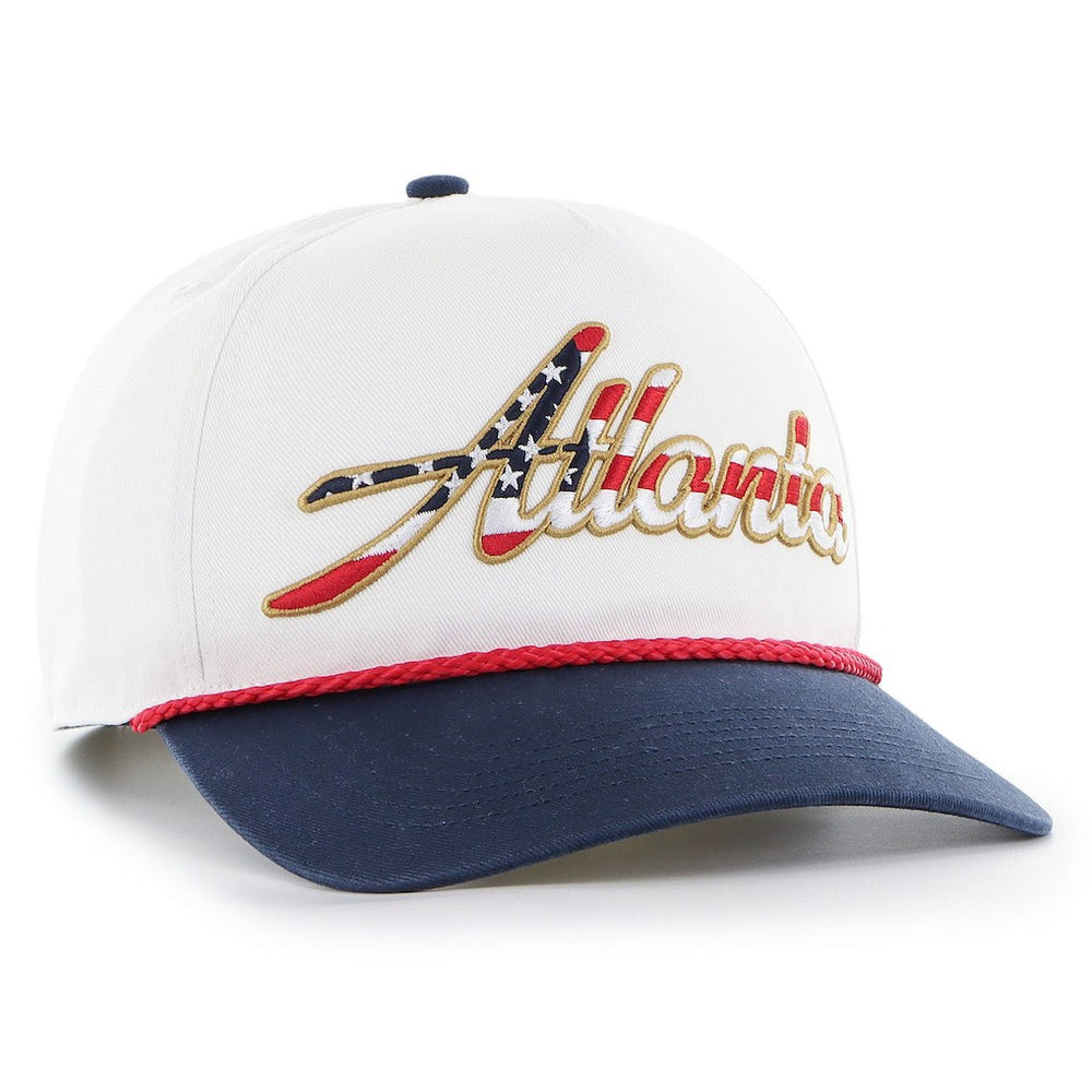Atlanta Falcons '47 Patriotic Overhand Hitch Adjustable Hat White