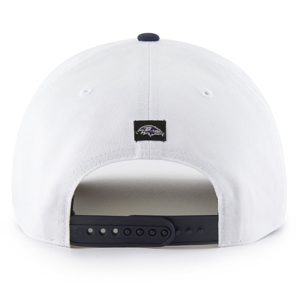 Baltimore Ravens '47 Patriotic Overhand Hitch Adjustable Hat White