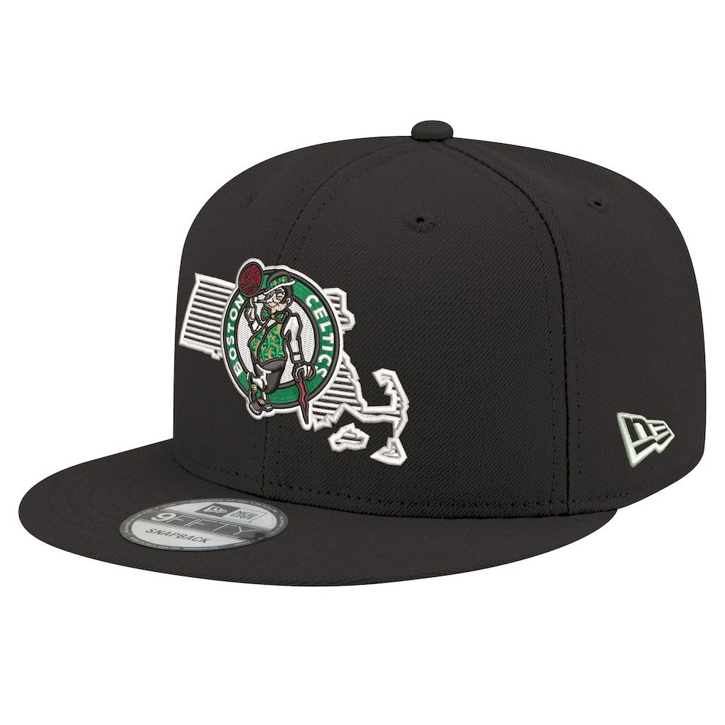 Boston Celtics State Pride 9FIFTY Snapback Hat Black