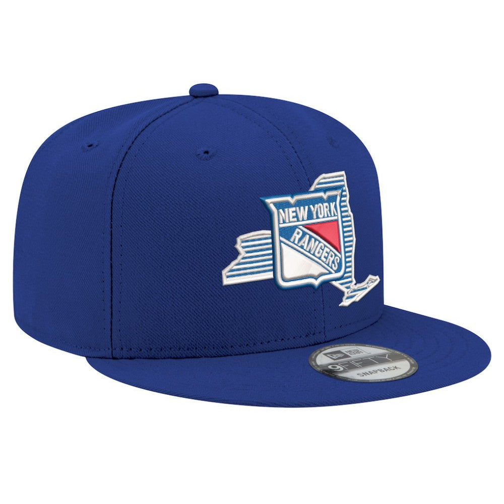 NHL New York Rangers New Era State Pride 9FIFTY Snapback Hat - Blue