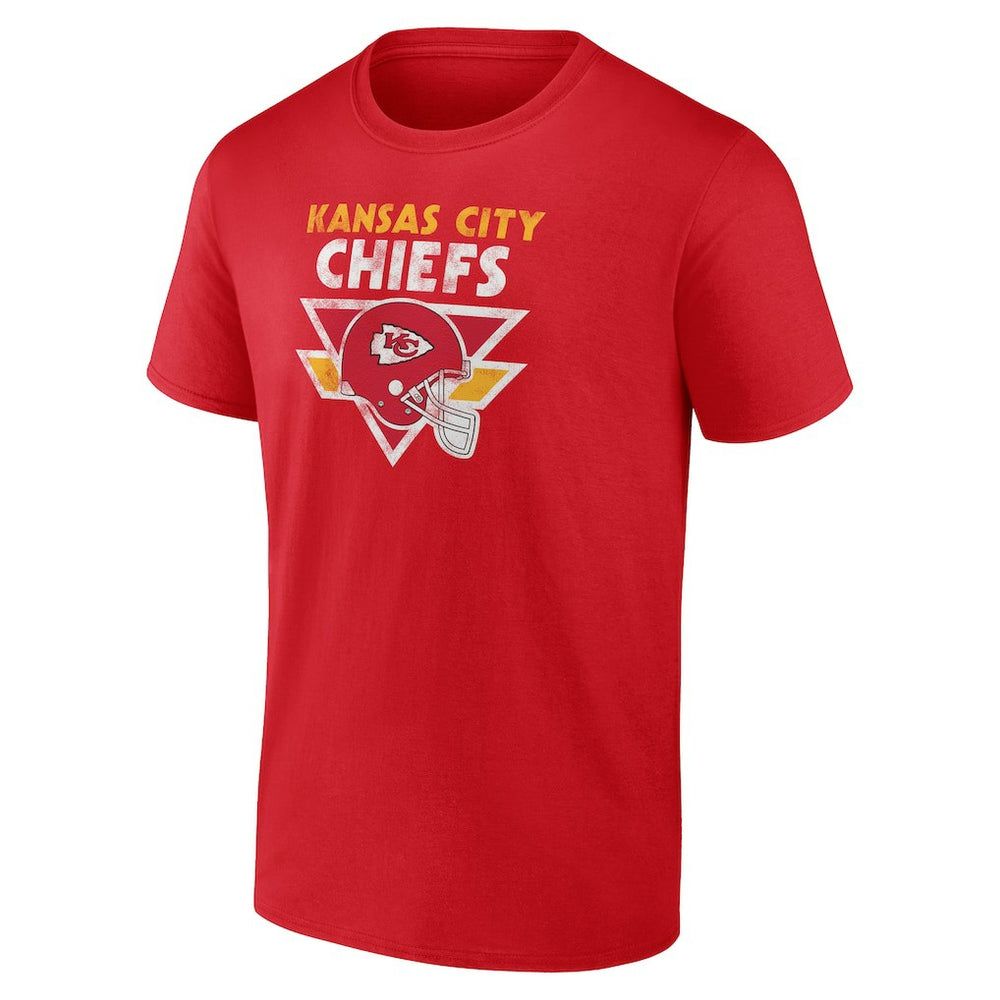 Kansas City Chiefs Retro Helmet T-Shirt Red