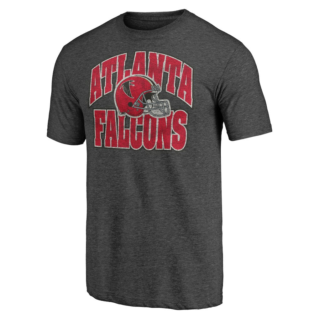 Atlanta Falcons Vintage Tri-Blend T-Shirt Charcoal