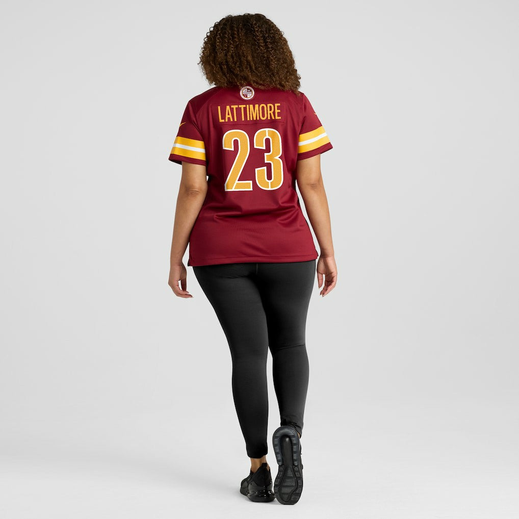 Marshon Lattimore Washington Commanders Women's Team Game Jersey Burgundy