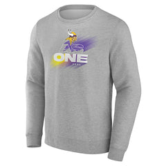 Minnesota Vikings As One Skol Pullover Sweatshirt Gray