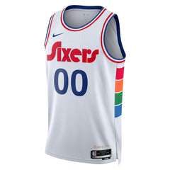 Philadelphia 76ers Unisex 2024/25 Custom Swingman Jersey City Edition White