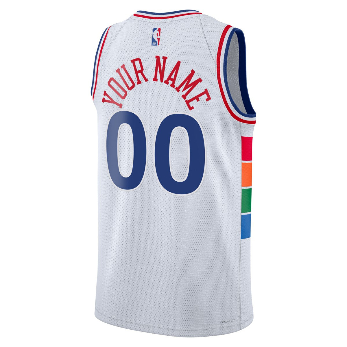 Philadelphia 76ers Unisex 2024/25 Custom Swingman Jersey City Edition White