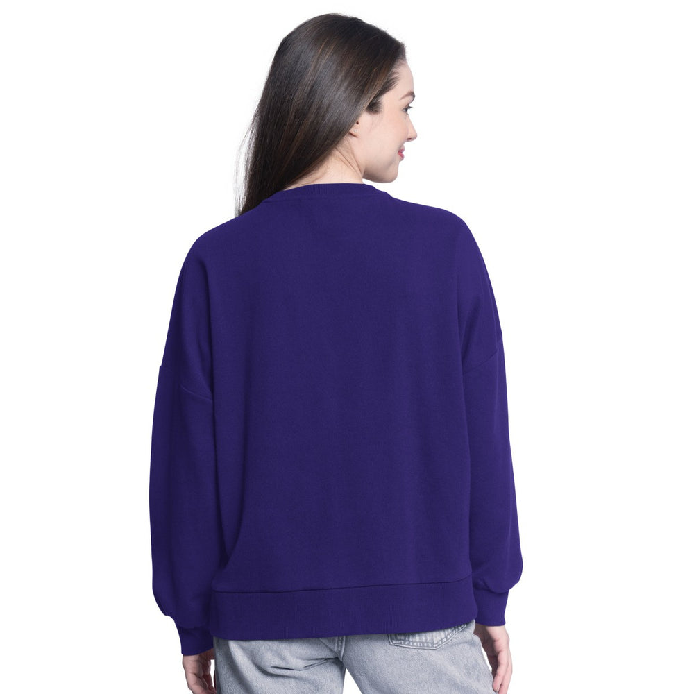 Los Angeles Lakers G-III 4Her by Carl Banks Women's Athletic Pullover Sweatshirt Purple
