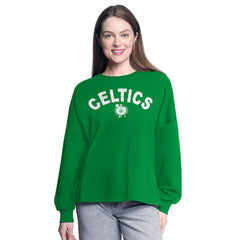 Boston Celtics G-III 4Her by Carl Banks Women's Athletic Pullover Sweatshirt Kelly Green