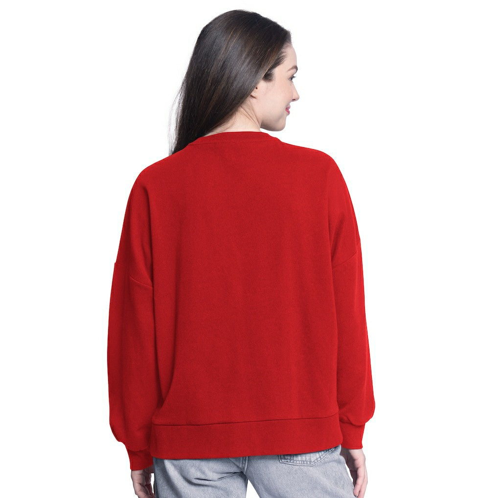Chicago Bulls G-III 4Her by Carl Banks Women's Athletic Pullover Sweatshirt Red