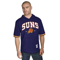 Phoenix Suns Tommy Jeans Paul French Terry Short Sleeve Pullover Hoodie Purple