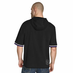 Sacramento Kings Tommy Jeans Paul French Terry Short Sleeve Pullover Hoodie Black